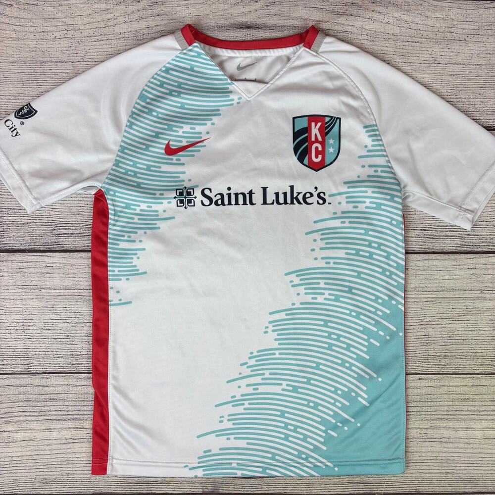 Nike Kansas City Current NWSL White Soccer Jersey